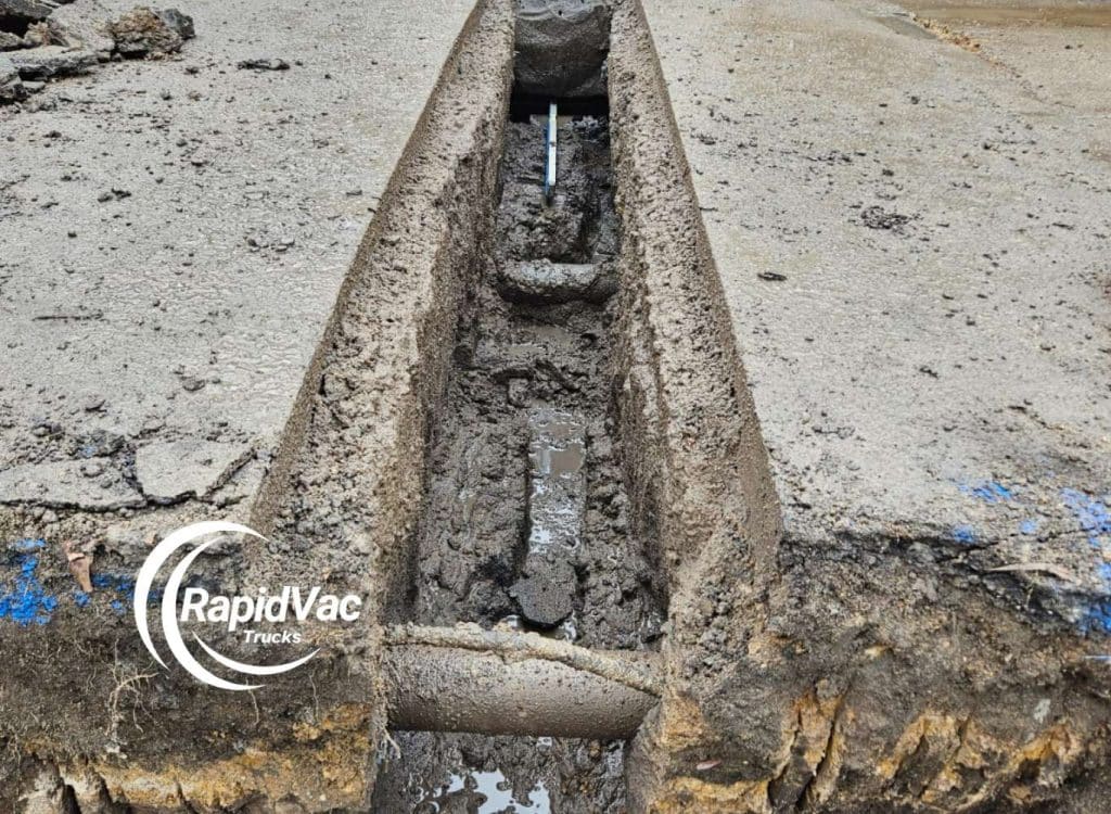 Vacuum excavation preparing sites for new commercial developments in Perth.