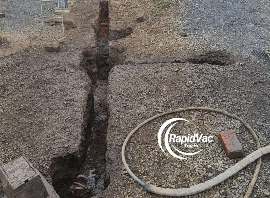 Rapid Vac Trucks Perth assisting with groundwork and excavation on major projects.