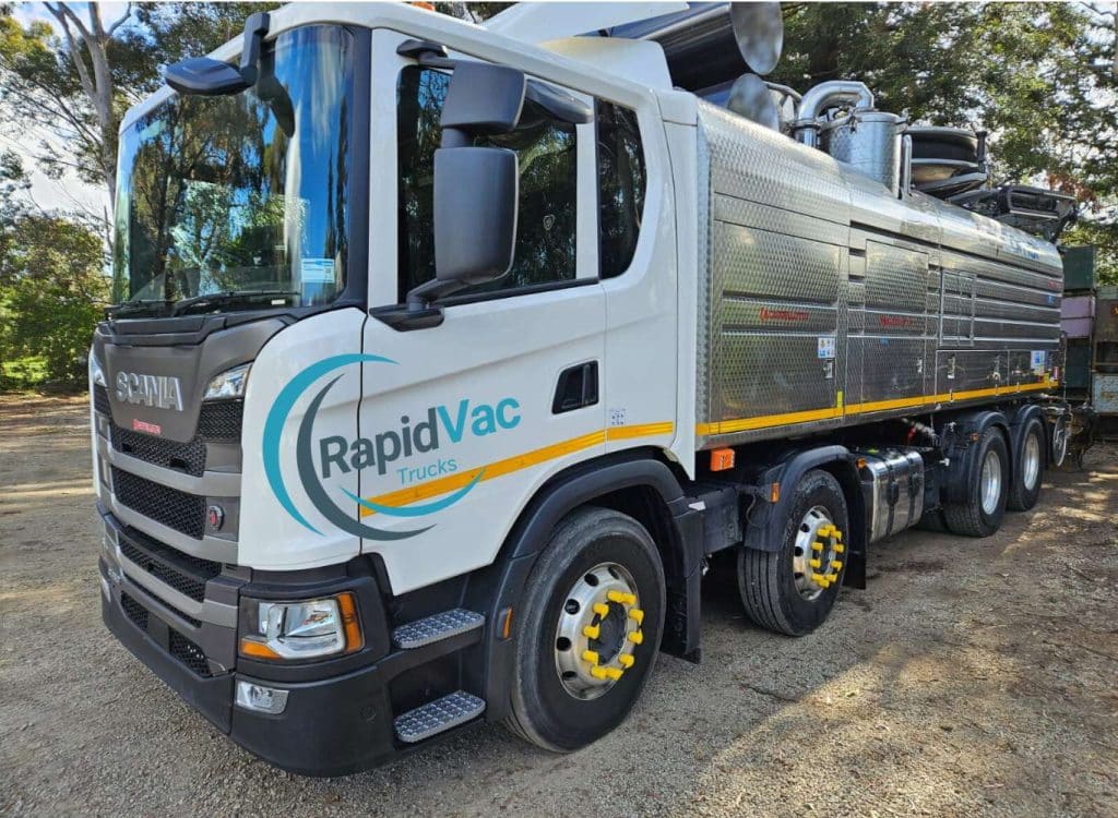 Vacuum excavation preparing sites for new commercial developments in Perth.